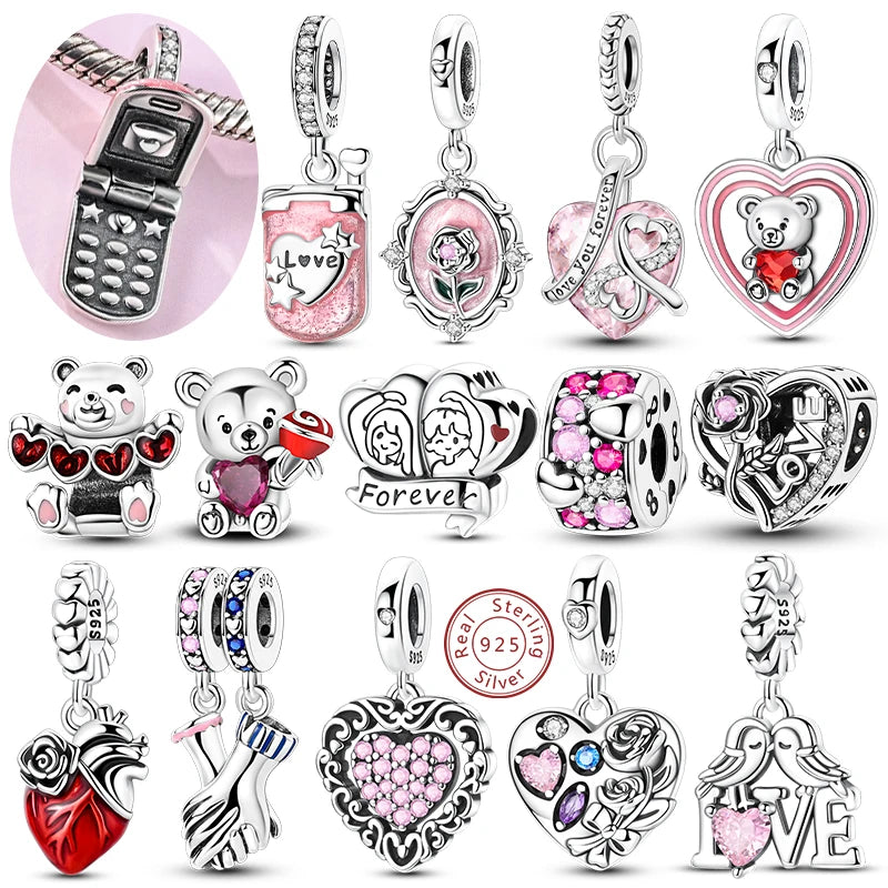 Valentine's Day Charm Bead Pendent