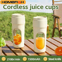 12 Blades Portable USB Blender 350ml Smoothie Maker On The Go