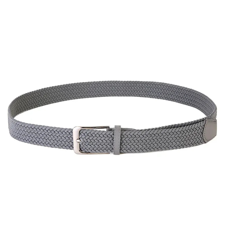 Stretch Canvas Pin Buckle Trouser