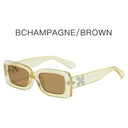 Retro Square Sunglasses for Men and Women Luxury UV400