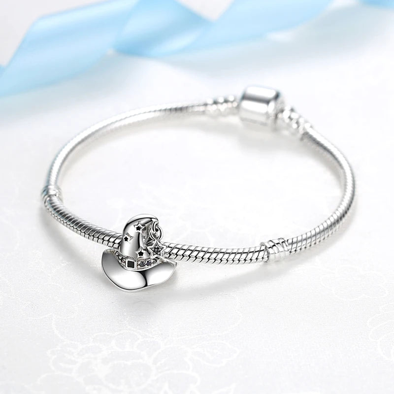 Sterling Silver Charm Beads Wizard