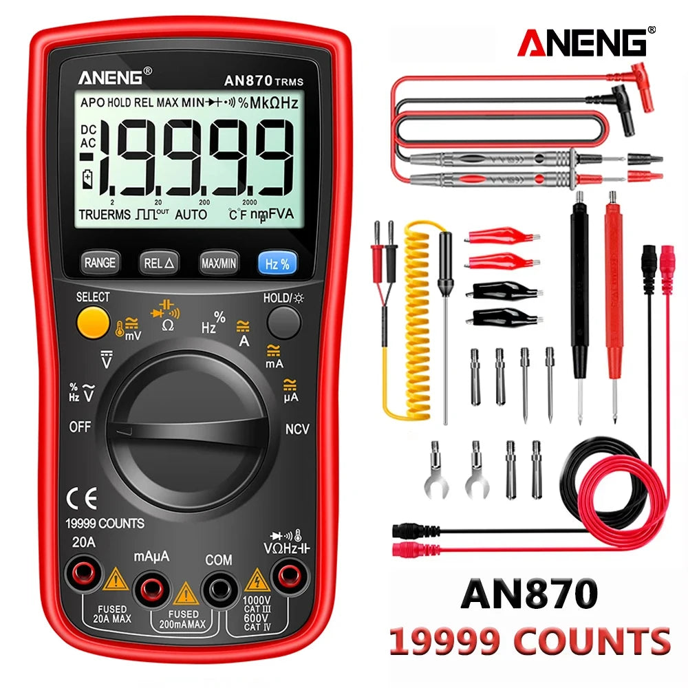Counts Digital Multimeter True Rms
