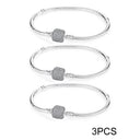Sterling Silver Bracelet Bangles Love