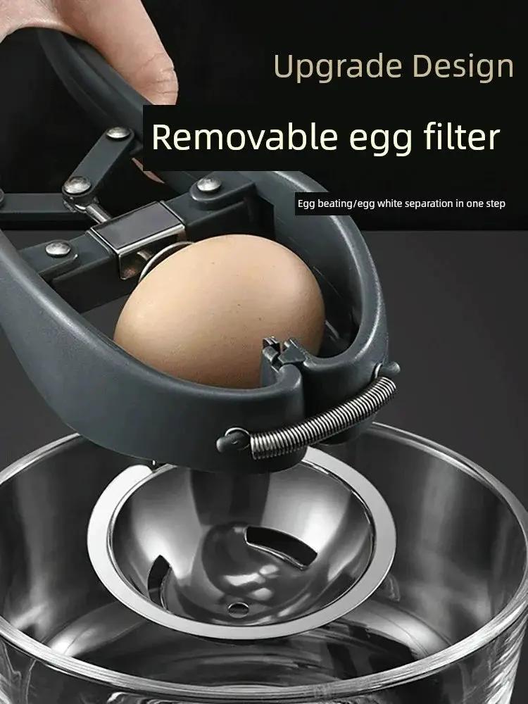 Multi Functional Two In One Egg Opener Kitchen Tool Gadget