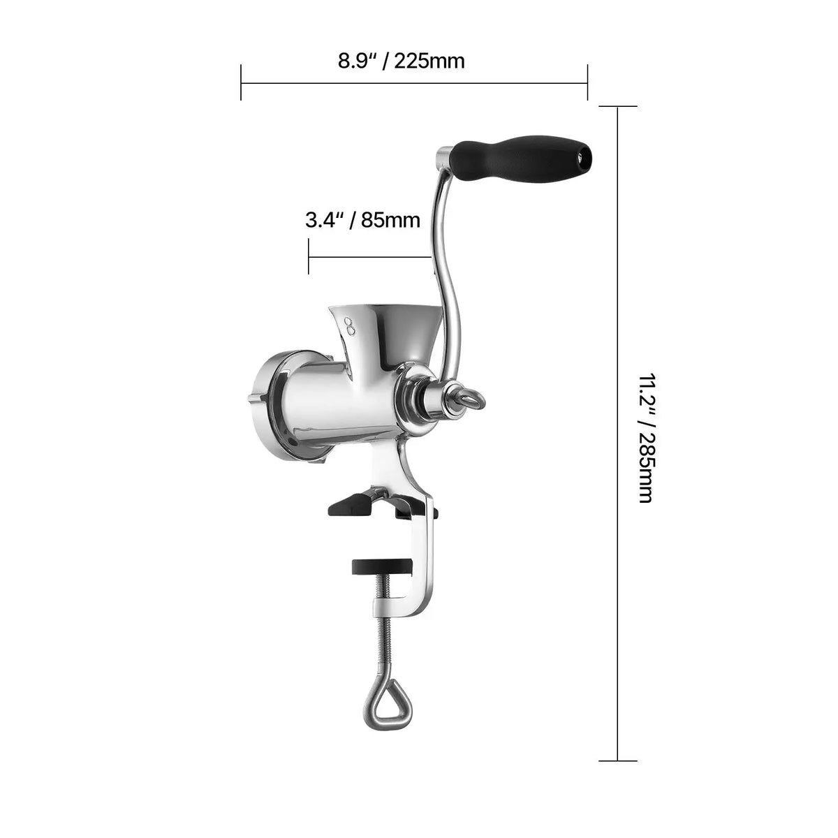 SucceBuy Manual Meat Grinder with Steel Table Clamp Cutting — product view 8