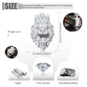 Iced Out Lion Head Crown