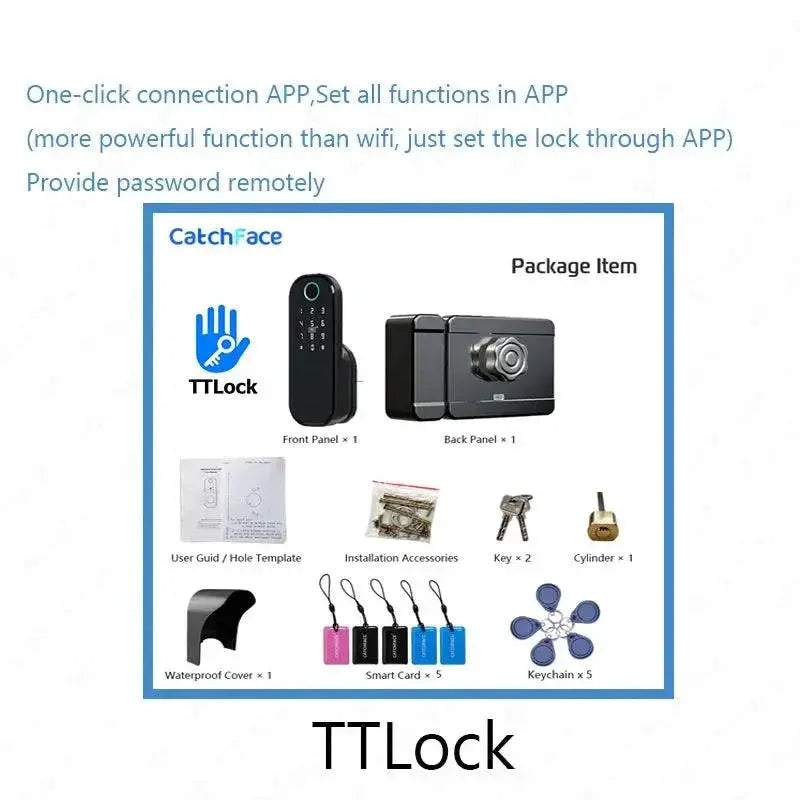 Smart Garden Door Lock Keyless Access Control System