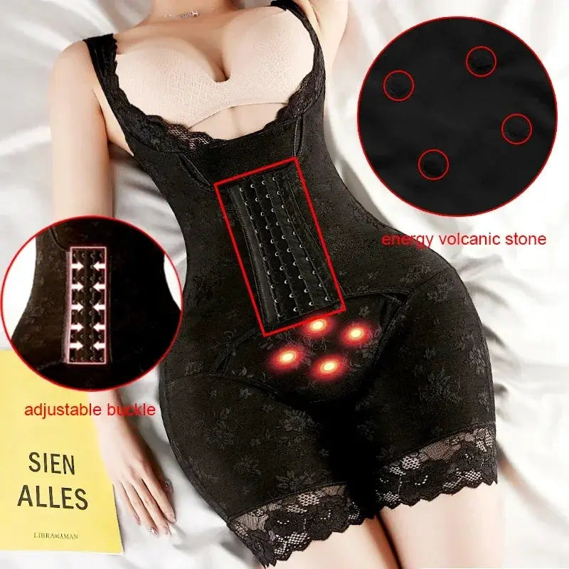Seamless Bodysuit Shaper Tummy Trimmer and Thigh Slimmer