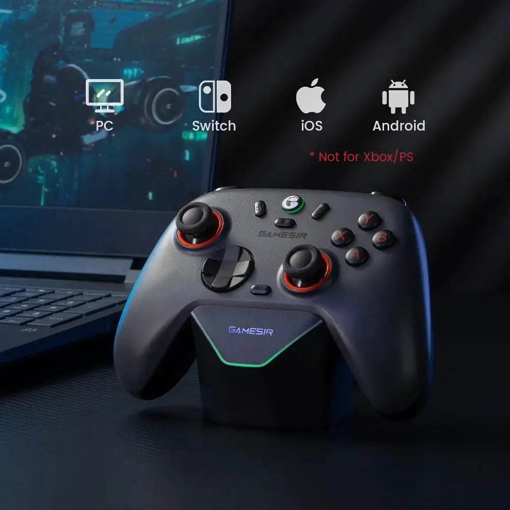 GameSir Nova 2 Lite Wireless Game Controller Switch Gamepad Hall Effect Joysticks Anti-Drift for Nintendo Switch / iPhone / Android / PC