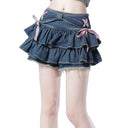Comfy Denim Skirt For Summer Streetwear