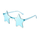 Frameless Star-Shaped Sunglasses for Cosplay and Fashion