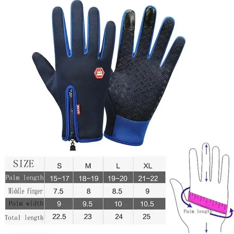 Touchscreen Fleece Warm Ski Gloves Waterproof Windproof