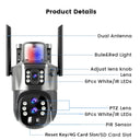 6K Solar Powered Outdoor Camera For Best Home Security