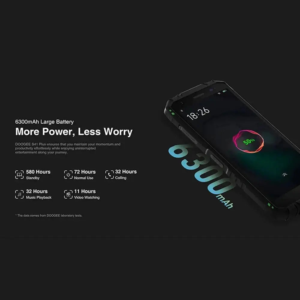 Doogee S41 Plus Rugged Smartphone 5.5 Inch HD Display