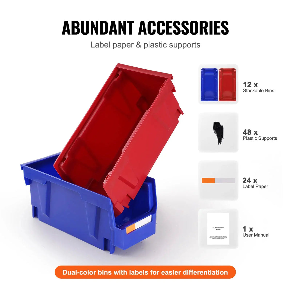 Stackable Plastic Parts Bin Organizer — product image 5