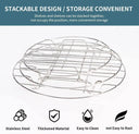 Stainless Steel Round Cooling Rack for Baking Cooking 6 Inch