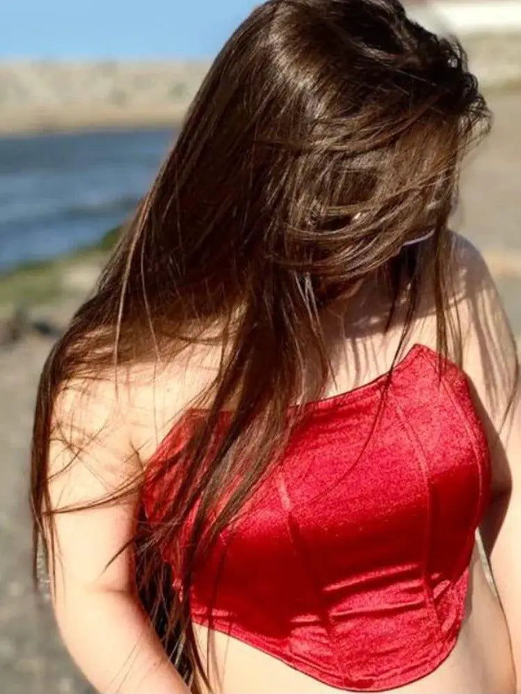 Velvet Corset Crop Top Elegant Evening Chic Nights
