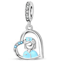 Sterling Silver Charm Beads Glowing