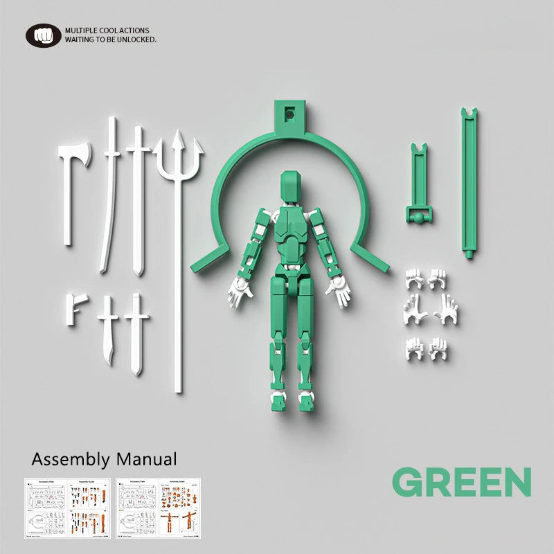 Magnetic Articulated Shapeshift Robot Figure