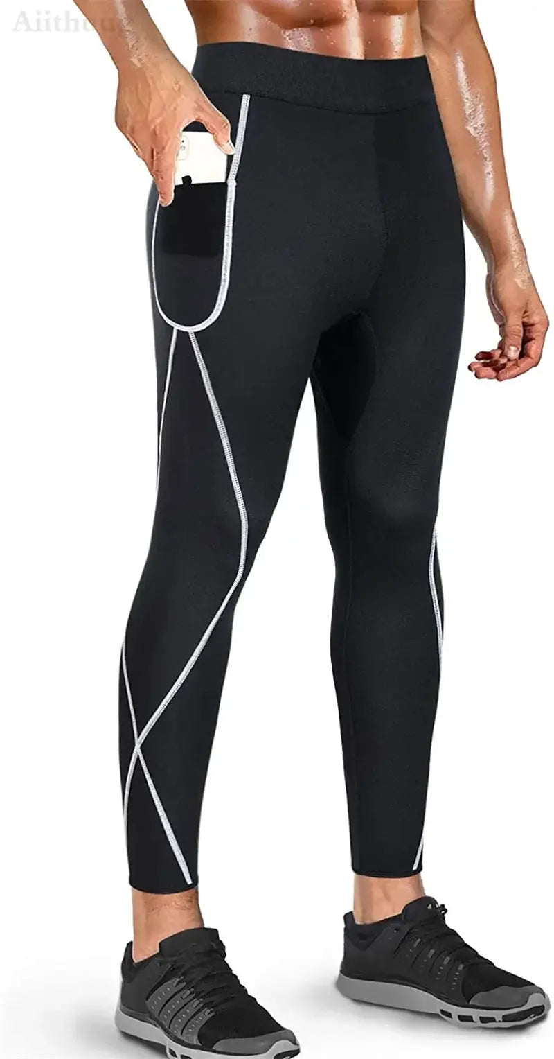 Mens Neoprene Sauna Suit For Weight Loss Thermal Shirt