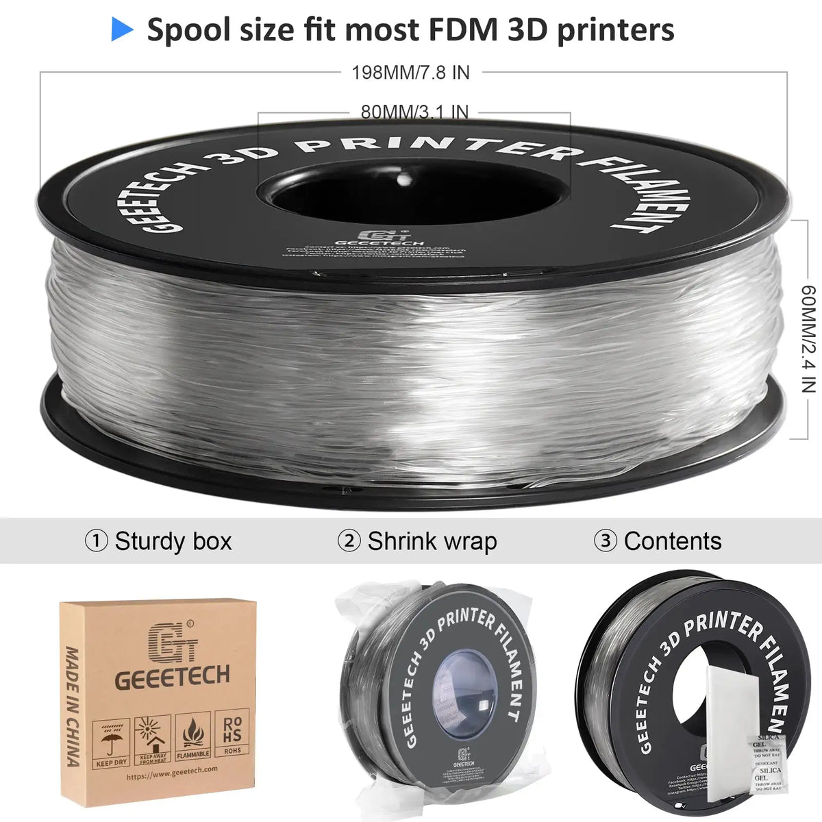 Flexible TPU Filament for FDM Projects — product view 8