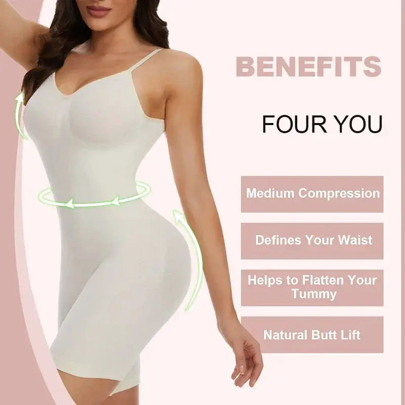 Comfortable Seamless Bodysuit Shapewear for Women All Day
