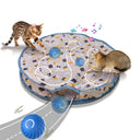 Interactive Cat Toys Ball Fast Rolling Pouch Kitten Toy
