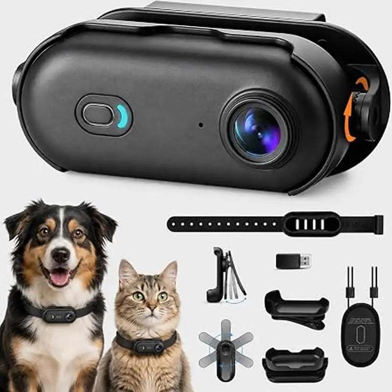 Wireless HD Pet Collar Camera
