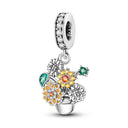 Charm Sterling Silver Bead Pendant