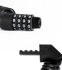 Compact Zinc Alloy Password Bicycle Lock with Steel Cable