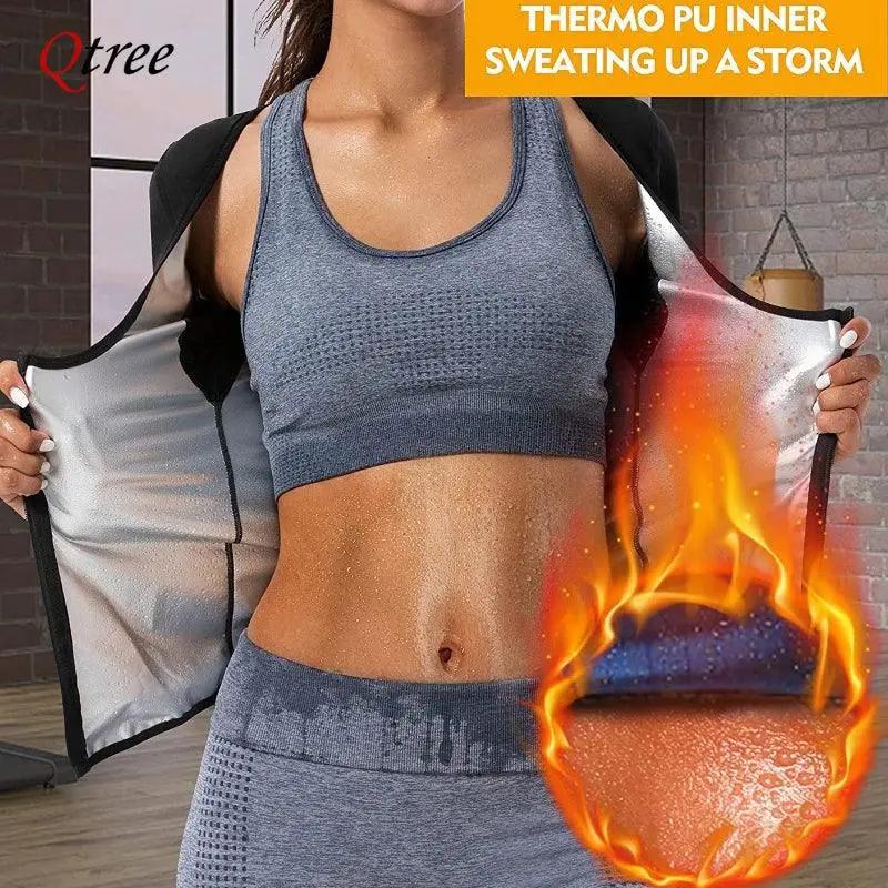 Womens Sauna Effect Shapewear Body Shaper Waist Trainer