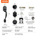 Front Door Deadbolt Handle Set