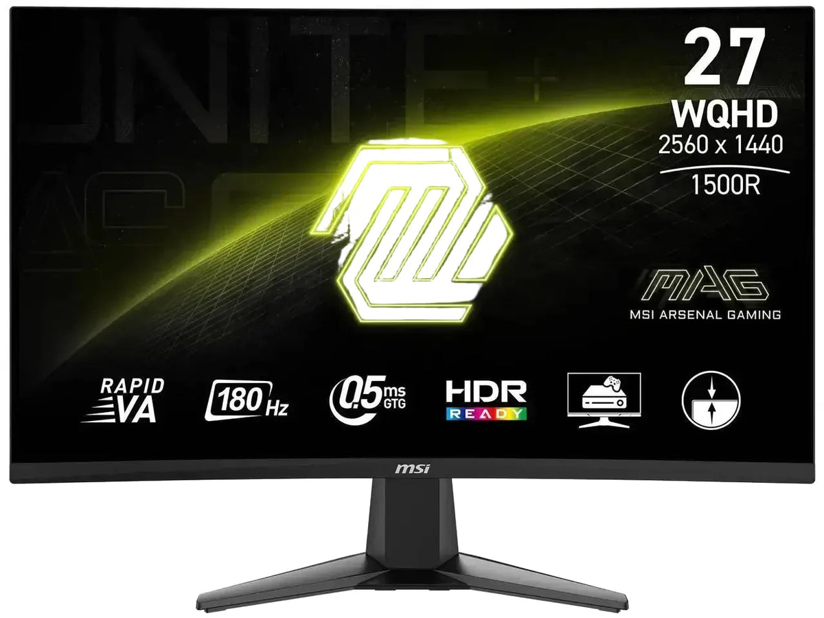 MSI QHD Curved Monitor — product view 1