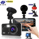 Dashcam Night Vision 24H Front and Rear 1080P Dual Lens Car DVR Mirror Stay Safe