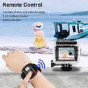 4K Action Camera For Outdoor Use Waterproof Helmet Mount