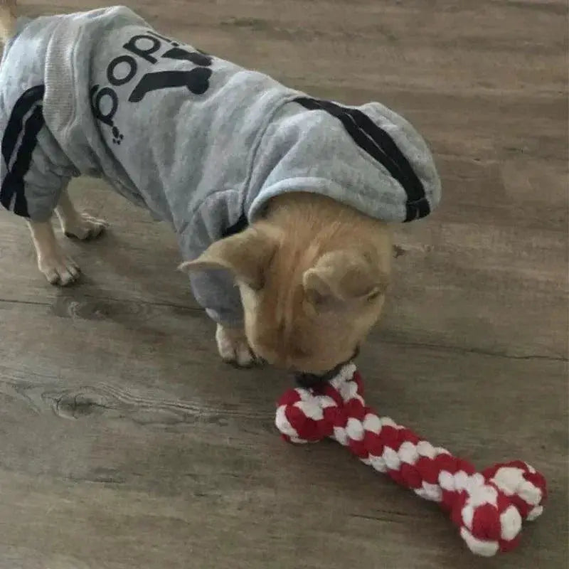 Cotton Bone Dog Chew Toy For Small And Large Dental Care