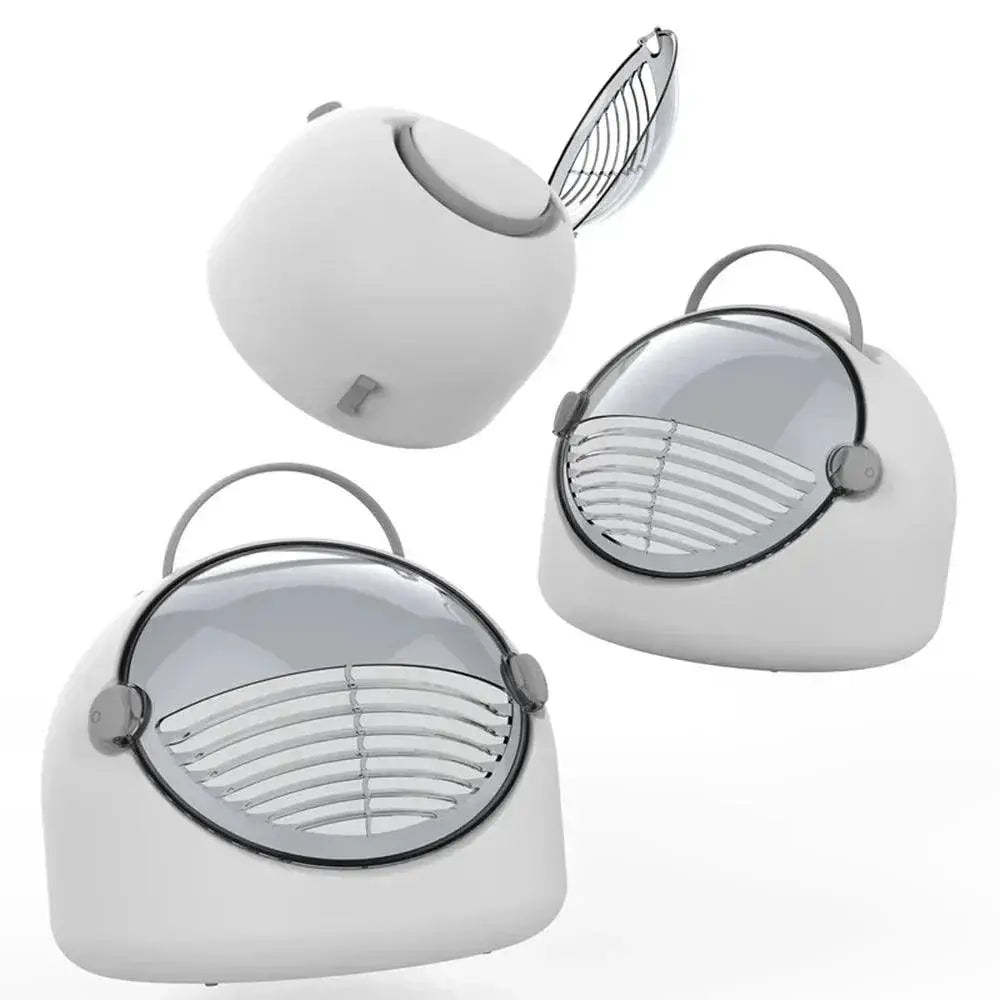 CosmoPaw Astronaut Cat Carrier Breathable Double Door Design
