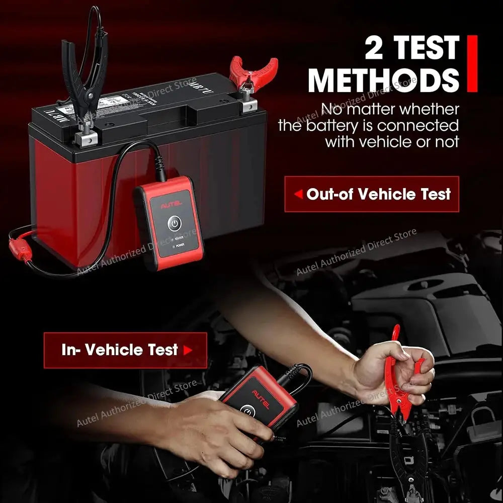 Autel MaxiBAS BT506 Car Battery Tester, 6V 12V 100-2000 CCA Car Battery Analyzer, 12V 24V Auto Cranking/Charging System Test