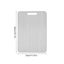Titanium Cutting Boards Double-Sided Chopping Board 304 Stainless Steel