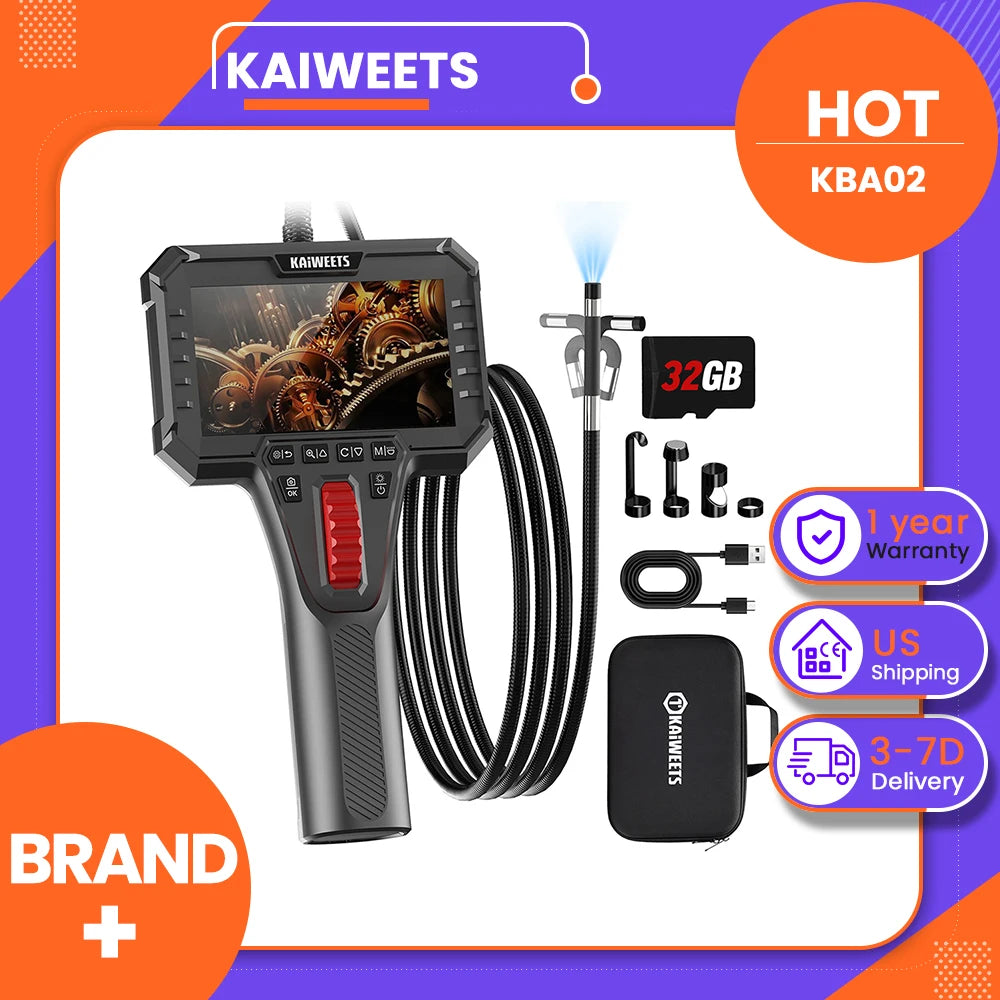 KAIWEETS KBA02 1080P Articulating Borescope