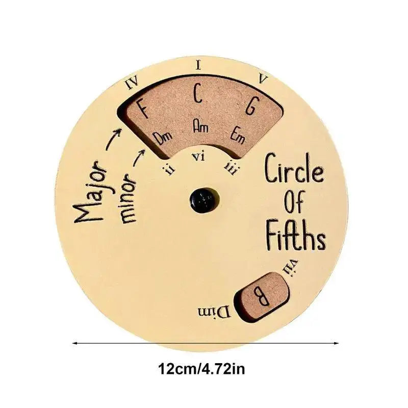 2023 Circle Of Fifths Wheel Guitar Chord Wheel For Musicians