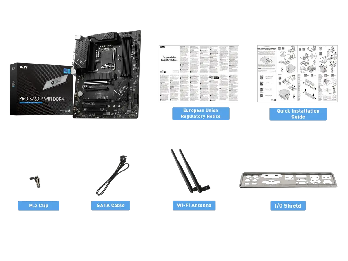 MSI Pro B760 Motherboard Lga 1700