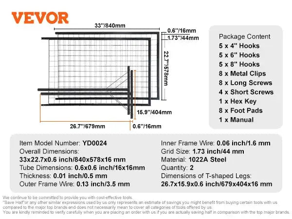 Double Side Steel Gridwall Panel — product image 8