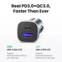 UGREEN Car Charger for Drivers 25W Fast