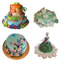 33pcs Plunger Plastic Fondant Cutter Diy Cookie Biscuit Mold