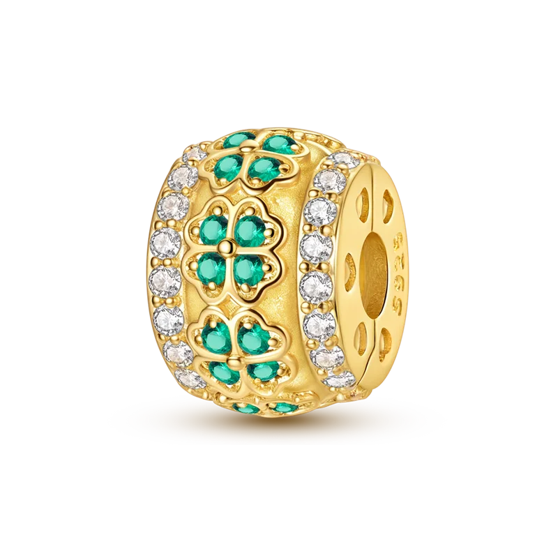 Gold Series Charm Bead Sterling