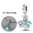 Sterling Silver Charm Bead Firefly