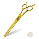Curved Pet Grooming Scissors: Professional Dog Shears