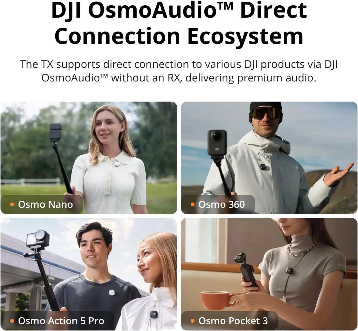 DJI Mic Transmitter - Clear Vocal Tone — product view 4