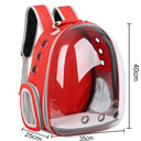 Breathable Cat & Dog Travel Backpack with Transparent Space